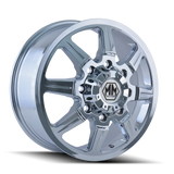 Mayhem 8101 Monstir 19.5x6.75 / 8x165.1 BP / 102mm Offset / 121.3mm Hub Front Chrome Wheel