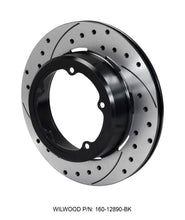 गैलरी व्यूवर में इमेज लोड करें, Wilwood Rotor-1.91in Offset-SRP-BLK-Drill-RH 12.19 x .810 - 5 x 5.75in Floater