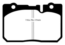 Carica l&#39;immagine nel visualizzatore di Gallery, EBC 95-00 Lexus LS400 4.0 Redstuff Front Brake Pads