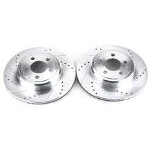 Carica l&#39;immagine nel visualizzatore di Gallery, Power Stop 05-19 Chrysler 300 Rear Evolution Drilled &amp; Slotted Rotors - Pair