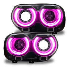 Carica l'immagine nel visualizzatore di Gallery, Oracle 15-21 Dodge Challenger RGB+W Headlight DRL Upgrade Kit - ColorSHIFT+W