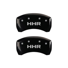 Charger l&#39;image dans la galerie, MGP 4 Caliper Covers Engraved Front &amp; Rear HHR Black finish silver ch