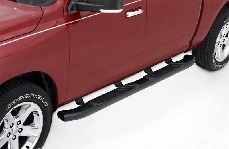 Lund Universal (80in) 5in. Oval Black Nerf Bars - Black