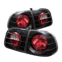 Carica l&#39;immagine nel visualizzatore di Gallery, Spyder Honda Civic 99-00 4Dr Euro Style Tail Lights Black ALT-YD-HC99-4D-BK