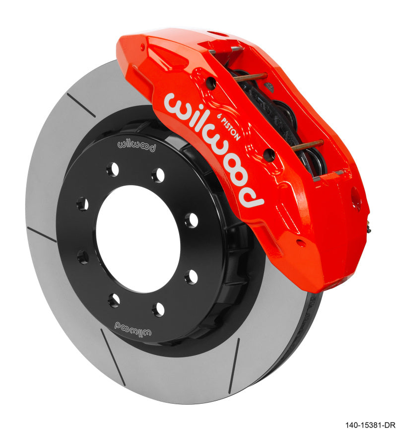 Wilwood TX6R Front Kit 16.00in Red w/Lines 2014+ Ram 2500/3500 2WD/4WD - 2to4wheels