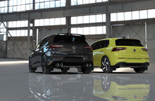 Load image into Gallery viewer, Rally Armor MK8 Volkswagen Golf GTI/R UR Black Mud Flap w/ White Logo
