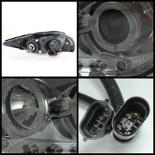Carica l&#39;immagine nel visualizzatore di Gallery, Spyder Scion TC 08-10 Projector Headlights LED Halo -Replaceable LEDs Smke PRO-YD-TTC08-HL-SM