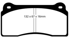 Carica l&#39;immagine nel visualizzatore di Gallery, EBC 99-03 Aston Martin DB7 5.9 Redstuff Front Brake Pads