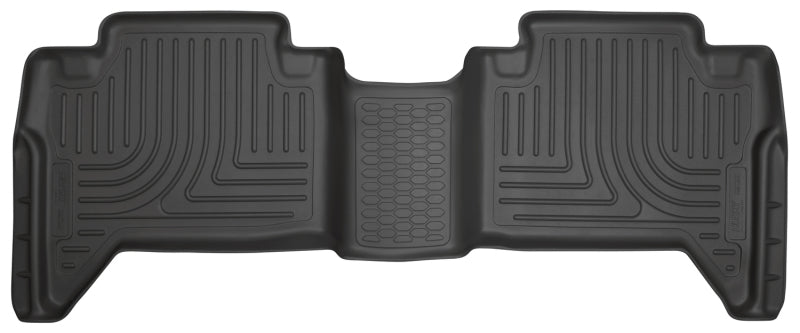 Husky Liners 2016 Toyota Tacoma Crew Cab WeatherBeater 2nd Row Black Floor Liners - 2to4wheels