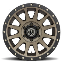 गैलरी व्यूवर में इमेज लोड करें, ICON Compression 18x9 6x5.5 25mm Offset 5.75in BS 95.1mm Bore Bronze Wheel