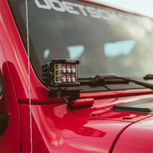 Charger l'image dans la galerie, Rigid Industries 2018 Jeep JL - A-Pillar Mount Kit - Mounts Set of D / D-SS / SR-M / Ignite Series