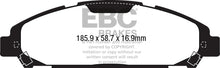 Carica l&#39;immagine nel visualizzatore di Gallery, EBC 15+ Ford Mustang 2.3 Turbo Yellowstuff Front Brake Pads