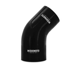 गैलरी व्यूवर में इमेज लोड करें, Mishimoto Silicone Reducer Coupler 45 Degree 3in to 3.75in - Black