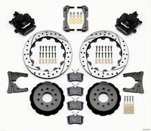 Charger l&#39;image dans la galerie, Wilwood Combination Parking Brake Rear Kit 12.88in Drilled 2005-2014 Mustang