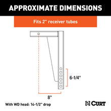 Carica l&#39;immagine nel visualizzatore di Gallery, Curt Weight Distribution Shank (2in Shank 14-1/2in Drop)
