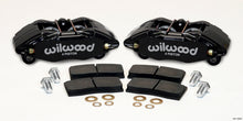 गैलरी व्यूवर में इमेज लोड करें, Wilwood DPHA Front Caliper &amp; Pad Kit Black Honda / Acura w/ 262mm OE Rotor