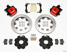 Charger l&#39;image dans la galerie, Wilwood Combination Parking Brake Rear Kit 12.19in Red Civic / Integra Disc 2.39 Hub Offset