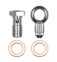 Carica l&#39;immagine nel visualizzatore di Gallery, Wilwood Banjo Fitting Kit -3 male to 10mm-1.00 Banjo Bolt &amp; Crush Washers (1 qty)