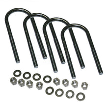 Carica l&#39;immagine nel visualizzatore di Gallery, Superlift U-Bolt 4 Pack 9/16x3-5/8x13.5 Round w/ Hardware