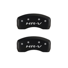 Carica l&#39;immagine nel visualizzatore di Gallery, MGP 4 Caliper Covers Engraved Front Honda Engraved Rear HR-V Red finish silver ch