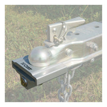 Carica l&#39;immagine nel visualizzatore di Gallery, Curt Trailer Coupler Lock for 1-7/8in or 2in Flat Lip Couplers (Grey Aluminum)