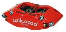 गैलरी व्यूवर में इमेज लोड करें, Wilwood Caliper-Dynapro Radial-Red 1.25in Pistons 0.81in Disc