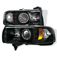 गैलरी व्यूवर में इमेज लोड करें, Spyder Dodge Ram 1500 94-01 94-02 Projector Headlights CCFL Halo LED Blk PRO-YD-DR94-CCFL-BK