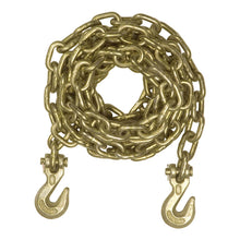 Load image into Gallery viewer, Curt 14ft Transport Binder Safety Chain w/2 Clevis Hooks (18800lbs Yellow Zinc)