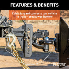 Carica l&#39;immagine nel visualizzatore di Gallery, Curt Soft-Trac 1 Breakaway Kit w/Charger