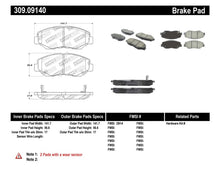 गैलरी व्यूवर में इमेज लोड करें, StopTech Performance 03-10 Honda Accord / 02-06 CR-V / 03-08 Pilot Front Brake Pads