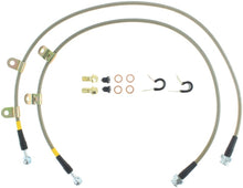 Charger l&#39;image dans la galerie, StopTech 07-08 Infiniti G35 / 09 G37 / 09 Nissan 370Z Front Stainless Steel Brake Lines