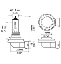गैलरी व्यूवर में इमेज लोड करें, Hella Bulb H11 12V 55W Pgj192 T4