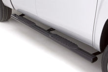 Laden Sie das Bild in den Galerie-Viewer, Lund 01-13 Chevy Silverado 1500 Crew Cab 5in. Oval Straight Steel Nerf Bars - Black