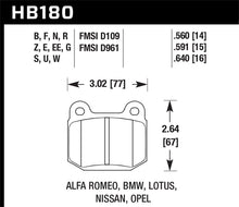 Carica l'immagine nel visualizzatore di Gallery, Hawk 03-06 Evo / 04-09 STi / 03-07 350z Track Blue 9012 Race Rear Pads
