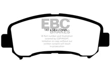 Charger l&#39;image dans la galerie, EBC 14+ Nissan Juke 1.6 Turbo Nismo RS Yellowstuff Front Brake Pads