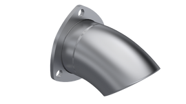 QTP 3in Bolt-On QTEC Adjustable Turn Down