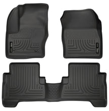 Carica l'immagine nel visualizzatore di Gallery, Husky Liners 2013 Ford Escape WeatherBeater Combo Black Floor Liners