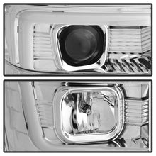 Carica l&#39;immagine nel visualizzatore di Gallery, Spyder 08-10 Ford F-250 Super Duty V2 Light Bar DRL Projector Headlights - Chrm (PRO-YD-FS08V2-LB-C)