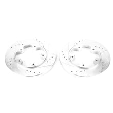 Carica l&#39;immagine nel visualizzatore di Gallery, Power Stop 15-19 Ford Transit-150 Rear Evolution Drilled &amp; Slotted Rotors - Pair