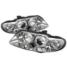 Laden Sie das Bild in den Galerie-Viewer, Spyder Pontiac GTO 04-06 Projector Headlights LED Halo LED Chrome High H1 Low H1 PRO-YD-PGTO04-HL-C