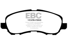 Charger l&#39;image dans la galerie, EBC 07+ Jeep Compass 2.0 (262mm Rear Rotors) Greenstuff Front Brake Pads