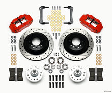गैलरी व्यूवर में इमेज लोड करें, Wilwood Narrow Superlite 6R Front Hub &amp; 1PC Rtr Kit 12.88in Dril -Red 70-78 Camaro