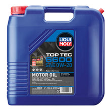Carica l'immagine nel visualizzatore di Gallery, LIQUI MOLY 20L Top Tec 6600 Motor Oil 0W-20