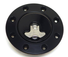 Carica l&#39;immagine nel visualizzatore di Gallery, Ridetech 66-67 Chevy Nova Locking Gas Cap (Black Anodized)