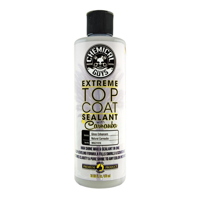 Chemical Guys Extreme Top Coat Carnauba Wax & Sealant In One - 16oz - Single