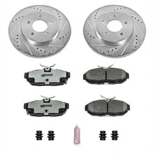Cargar imagen en el visor de la galería, Power Stop 11-14 Ford Mustang Rear Z26 Street Warrior Brake Kit - 2to4wheels