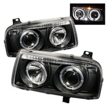 Carica l&#39;immagine nel visualizzatore di Gallery, Spyder Volkswagen Jetta III 93-98 Projector Headlights LED Halo Blk High H1 Low H1 PRO-YD-VJ93-HL-BK