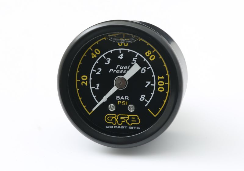 GFB Fuel Pressure Gauge (Suits 8050/8060) 40mm 1-1/2in 1/8MPT Thread 0-120PSI - 2to4wheels