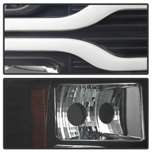 Carica l&#39;immagine nel visualizzatore di Gallery, Spyder Chevy Silverado 1500 07-13 Version 3 Projector Headlights - Black PRO-YD-CS07V3-LBDRL-BK