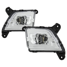 Carica l&#39;immagine nel visualizzatore di Gallery, Spyder 19-20 Chevy Silverado 1500 OEM Style Full LED Fog Light w/Switch - Clear (Wont Fit RPO U12)